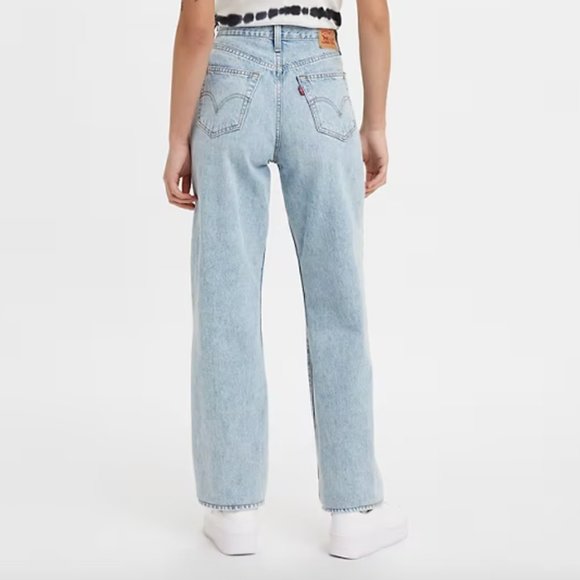 Levi's, light wash high waisted tapered straight relaxed fit sz 30 - Picture 11 of 11